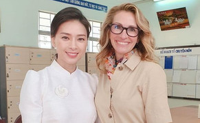 Ngô Thanh Vân tham gia hoạt động cùng vợ cựu Tổng thống Mỹ Obama và nữ diễn viên Julia Roberts