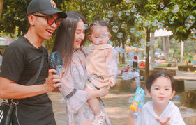 Khánh Thi: 'Tôi không lấn át chồng khi dạy con'