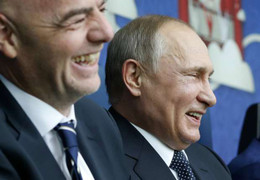 Video kết quả Nga 2-0 New Zealand: Tổng thống Putin cười hạnh phúc