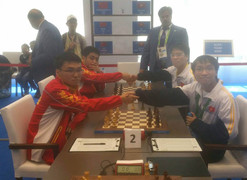 Tuyển cờ vua Việt Nam xuất sắc, tiếp tục thắng đậm Trung Quốc