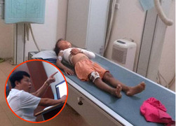 Học sinh bị cổng trường đè gãy chân, hiệu trưởng vô cảm mặc cả: 'Thầy cô giáo ốm, phụ huynh có quan tâm không?'