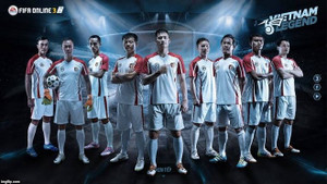 Văn Quyến sánh vai Công Vinh và dàn sao vô địch AFF Cup 2008 trong trò chơi điện tử