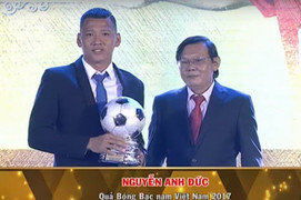 Giành Quả Bóng Bạc, Anh Đức tự nhận 'còn thiếu nhiều lắm'