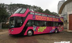 Xe bus 2 tầng về VFF, chờ khoác áo mới đón U23 Việt Nam