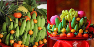 Cách bày mâm ngũ quả ngày Tết ở miền Bắc đẹp và ý nghĩa