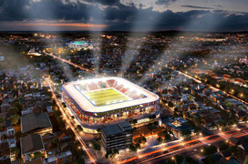 Ngắm phối cảnh sân Hàng Đẫy 7.000 tỷ đồng đẹp lung linh