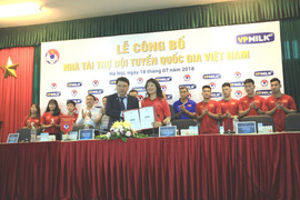 VPMilk tiếp tục tài trợ đội tuyển Việt Nam