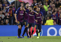 Kết quả Cúp C1: Messi vắng mặt, Barca thắng thuyết phục Inter Milan