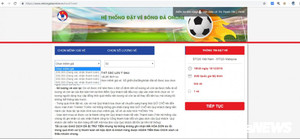 Bán vé online Việt Nam vs Malaysia: Chỉ bán 10.300 vé, quá tải ngay giây đầu tiên