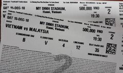 Vé chung kết Việt Nam vs Malaysia bị in lỗi: VFF bảo đảm sử dụng bình thường