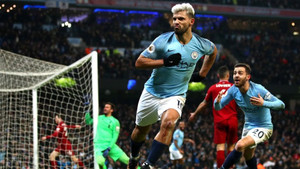 Aguero lần thứ 7 chọc thủng lưới Liverpool: Xứng danh ngôi sao trận cầu lớn