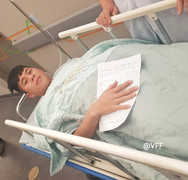 Đình Trọng phẫu thuật thành công tại Hàn Quốc, mất một tháng hồi phục