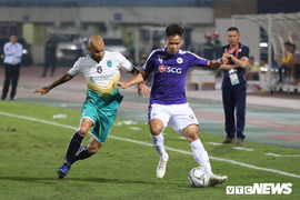 Đình Trọng trở lại, ngoại binh tỏa sáng giúp CLB Hà Nội vùi dập đội bóng Myanmar