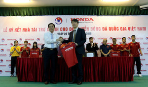 Honda trở thành nhà tài trợ chính cho các đội tuyển Việt Nam