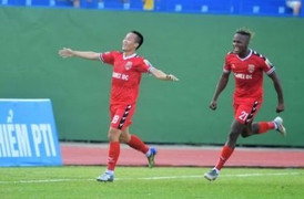 Vòng 9 V-League: Tấn Trường giữ sạch lưới, Becamex Bình Dương đánh bại CLB Sài Gòn