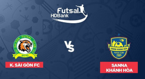 Trực tiếp Futsal HDBank VĐQG 2019: Kardiachain Sài Gòn vs Sanna Khánh Hòa
