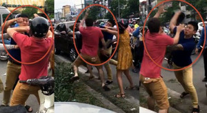 Sau va chạm giao thông, người nước ngoài bị tấn công, hành hung dã man