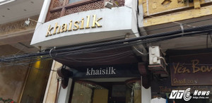 Đề nghị truy tố vụ Khaisilk: Cửa hàng Khaisilk 113 Hàng Gai giờ chỉ còn cái vỏ