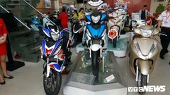 Giá xe máy Honda tháng 10/2018: SH chênh hơn 10 triệu đồng