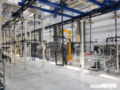 Bên trong nhà máy xe điện VinFast, tiết lộ một số linh kiện của xe Klara