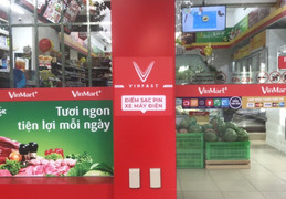 Trạm sạc xe điện VinFast Klara xuất hiện tại hệ thống Vinmart+, hoàn toàn miễn phí