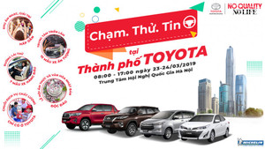 Toyota Việt Nam tiếp tục tổ chức sự kiện 'Chạm - Thử - Tin