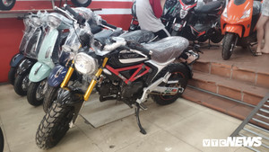 Ducati Scambler 110cc 'nhái', giá chỉ 26 triệu đồng ở Hà Nội