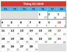 Tết Nguyên đán 2019 có thể được nghỉ bao nhiêu ngày?