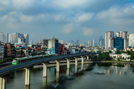 Toàn cảnh đường sắt trên cao Cát Linh - Hà Đông chạy thử toàn tuyến