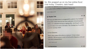 Bắt quả tang chồng ngoại tình nhờ...đọc báo