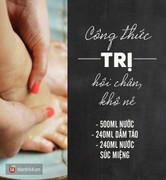 Nước súc miệng - 'thần dược' trị bàn chân khô nẻ, sần sùi