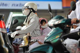 Hà Nội ô nhiễm gấp đôi Sài Gòn