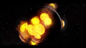 Video: Quá trình 'chào đời' dữ dội của Mặt Trăng