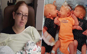 Video: Tưởng đau bụng vì sỏi thận, bà mẹ bất ngờ sinh ba