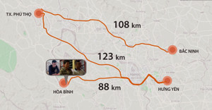 Đường đi của 10m3 dầu thải đổ xuống nguồn nước sông Đà