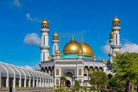 Nhà thờ Hồi giáo dát 5 tấn vàng ở Brunei