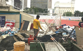 Cận cảnh 'công trường' SEA Games 30 ngổn ngang trước thềm khai mạc