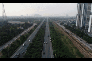 Video: Chi gần 40 tỷ đồng mở rộng Đại lộ Thăng Long, tăng thêm 4 làn xe