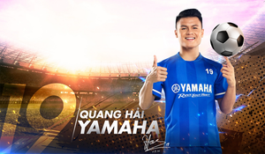 Quang Hải trở thành Đại sứ Thương hiệu Yamaha: Như ngày trở về