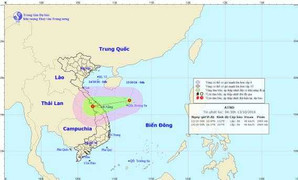 Xuất hiện áp thấp nhiệt đới trên Biển Đông