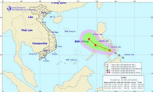 Áp thấp nhiệt đới khả năng mạnh lên thành bão