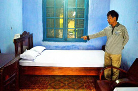 Chiếc giường ngoại cỡ phục vụ Chủ tịch Fidel Castro trong chuyến thăm Quảng Bình năm 1973