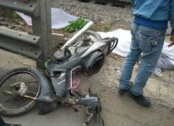 Băng qua đường sắt không rào chắn, người đàn ông thiệt mạng