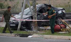 Xe hơi tông trụ đèn, Chánh thanh tra Sở tử nạn