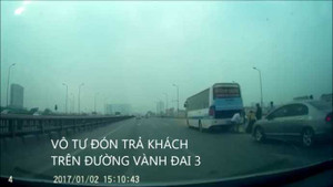 Sau điều chuyển tuyến luồng, xe khách vẫn vô tư chạy xuyên tâm Hà Nội