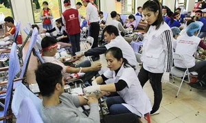5.500 đơn vị máu được hiến trong ngày Chủ nhật Đỏ đầu tiên năm 2017