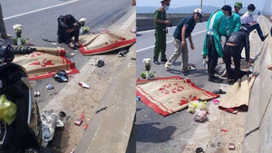 Xe máy tông xe đầu kéo, thai phụ và con gái chết thương tâm