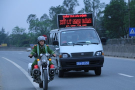 Công an Kỳ Anh đi xe biển giả để tuyên truyền, xử lý mại dâm