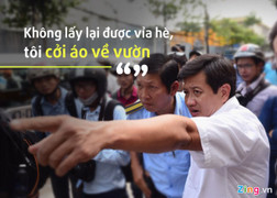 Ông Đoàn Ngọc Hải tiết lộ lý do không 'xuống đường' dẹp vỉa hè