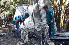 Xin tiền mẹ không được, nghịch tử phóng hỏa đốt nhà